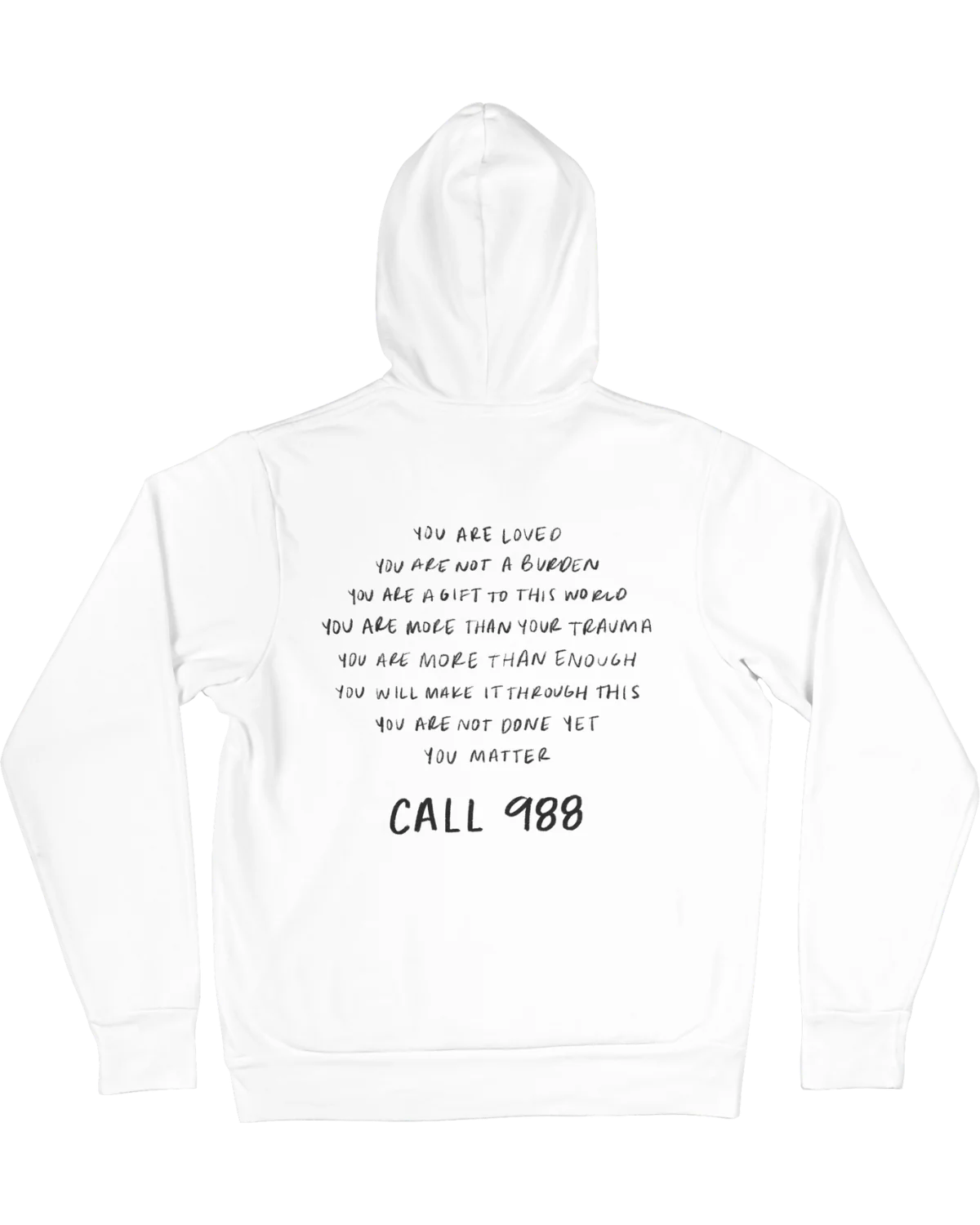 988: Call Or Text For Mental Health Support - Hoodie - Image 3