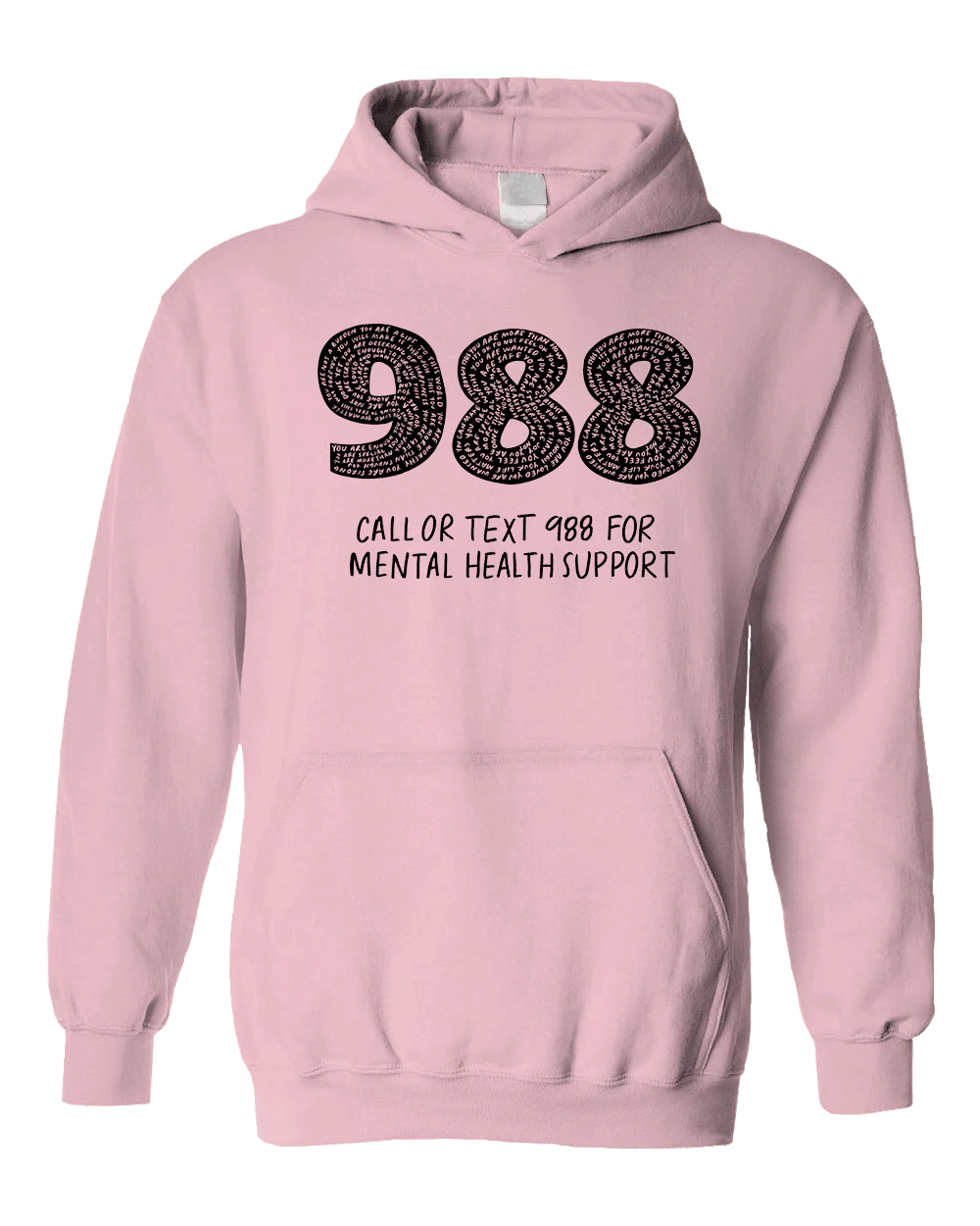 988: Call Or Text For Mental Health Support - Hoodie - Image 8