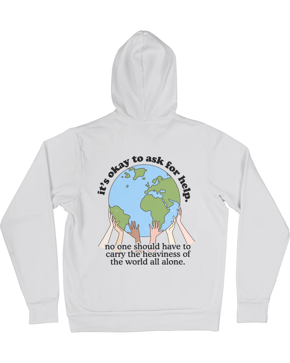Call or Text 988; It's Okay To Ask For Help - Hoodie - Image 7