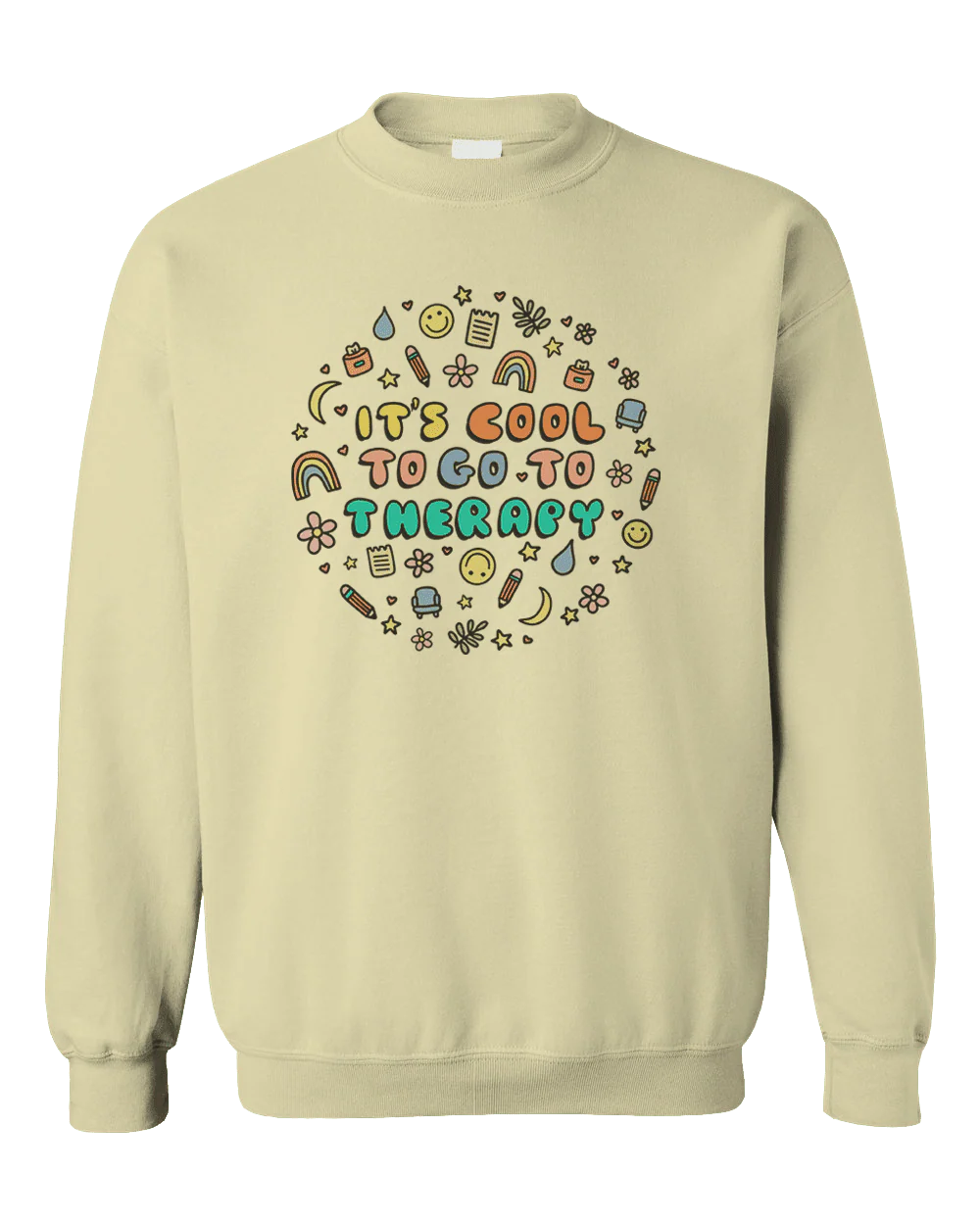 It's Cool To Go To Therapy - Sweatshirt - Image 5