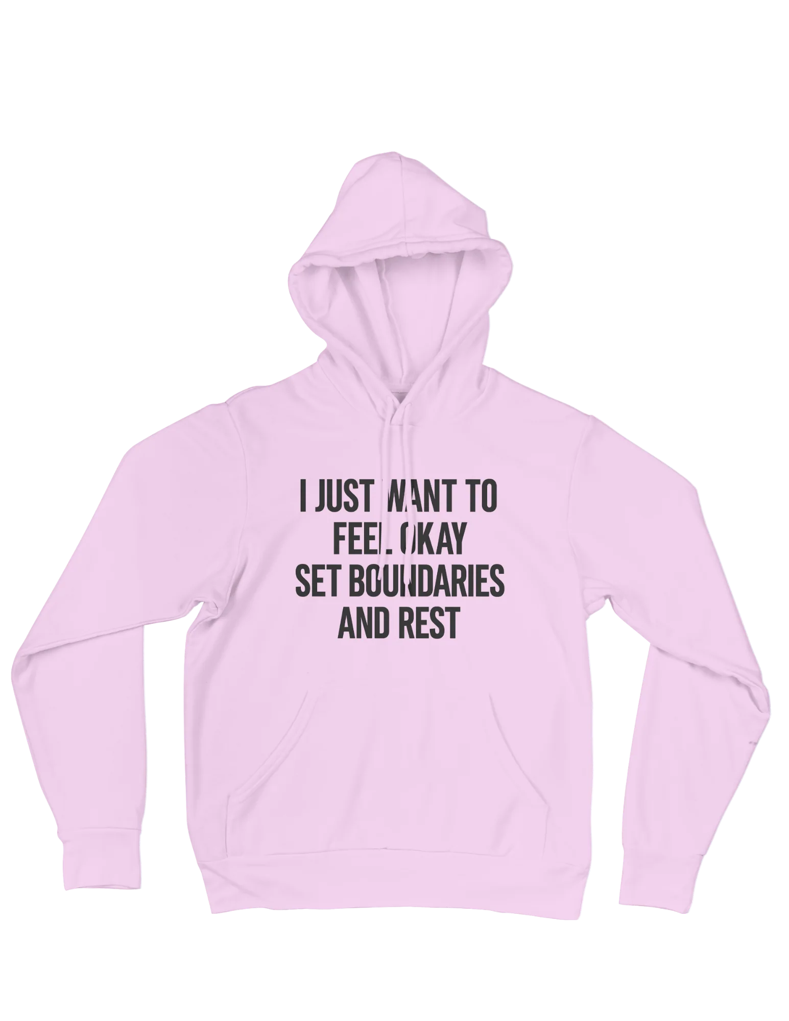 I Just Want To Feel Okay, Set Boundaries & Rest - Hoodie - Image 5