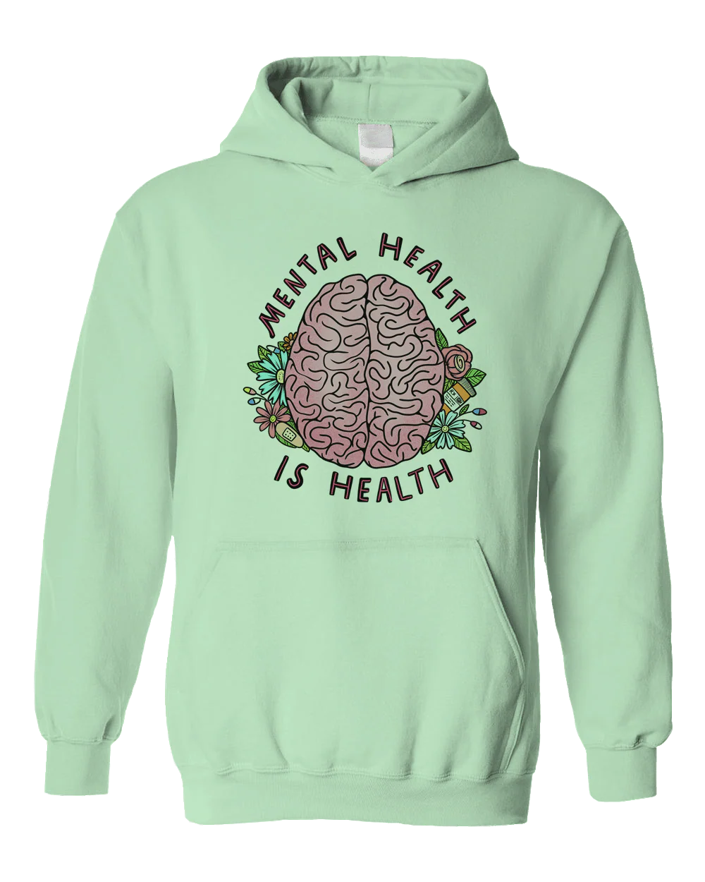 Mental Health Is Health - Hoodie - Image 3