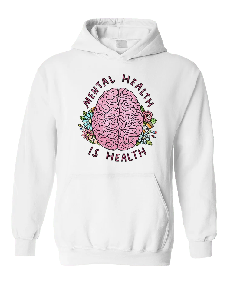 Mental Health Is Health - Hoodie - Image 4