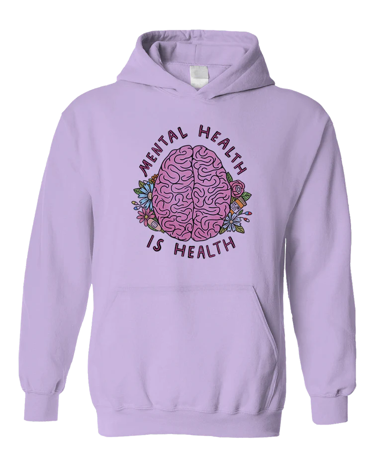Mental Health Is Health - Hoodie - Image 5