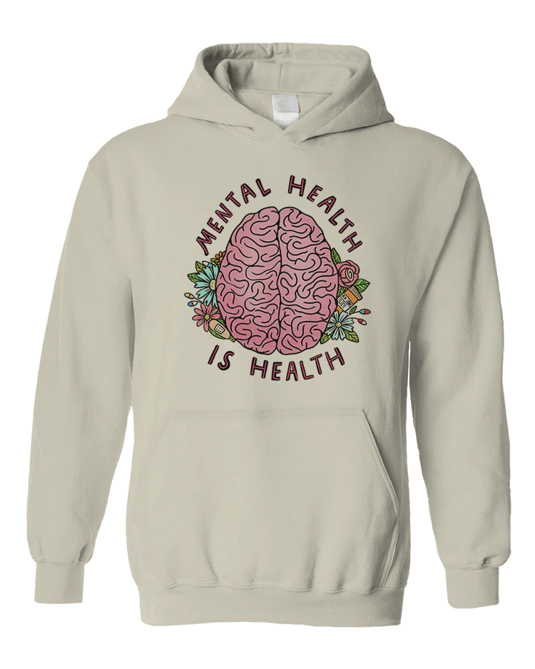 Mental Health Is Health - Hoodie - Image 6