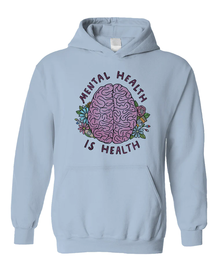 Mental Health Is Health - Hoodie - Image 7