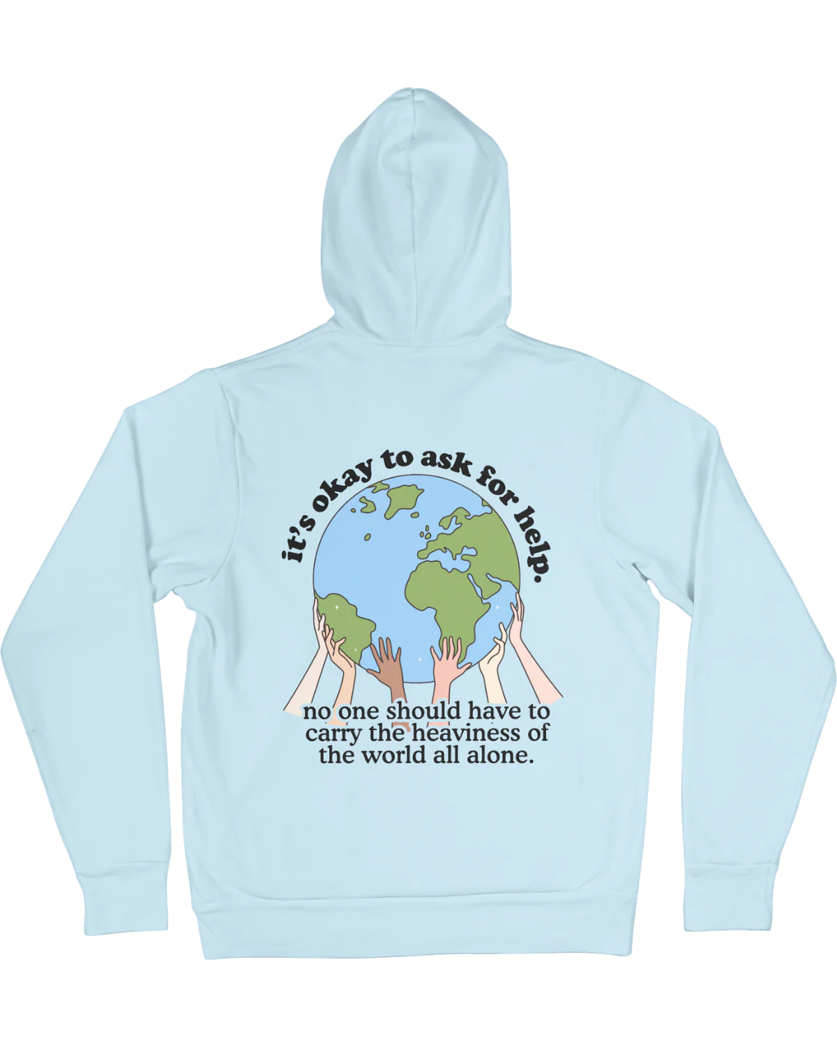 Please Stay; It's Okay To Ask For Help - Hoodie - Image 8