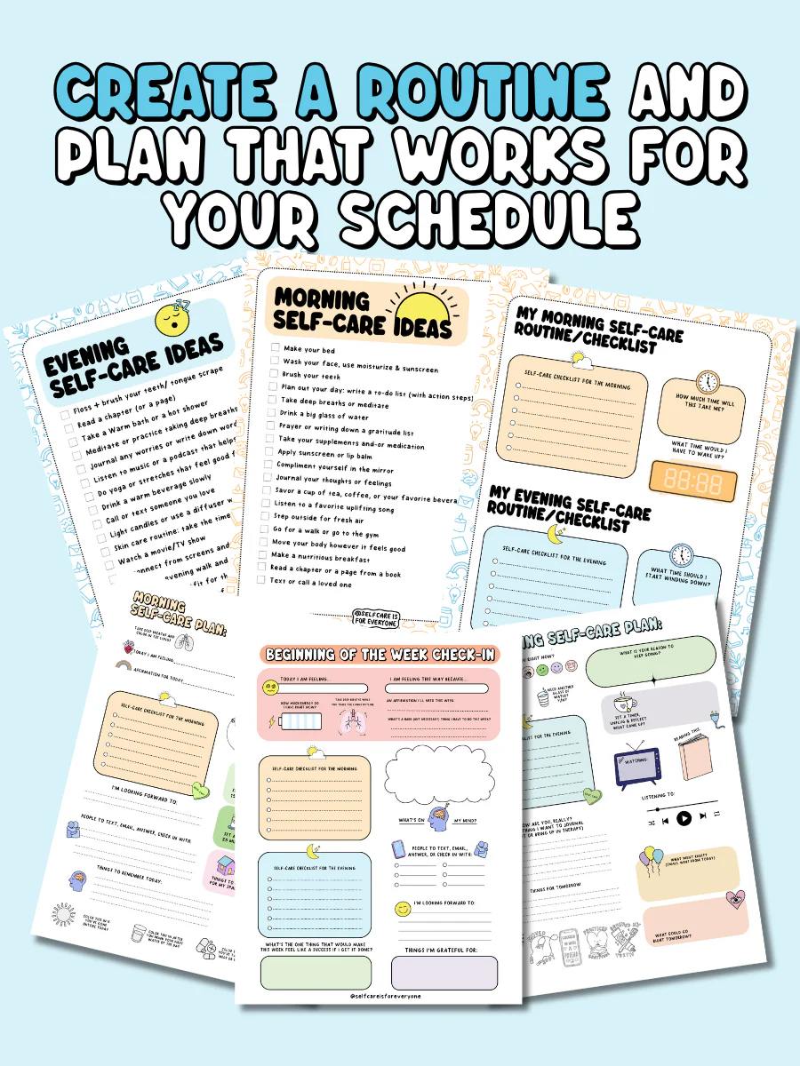 The Complete Self-Care Printable Bundle (All 3 Printable PDF's) - 100+ Pages of Tools, Guidance & Creative Support - Image 3