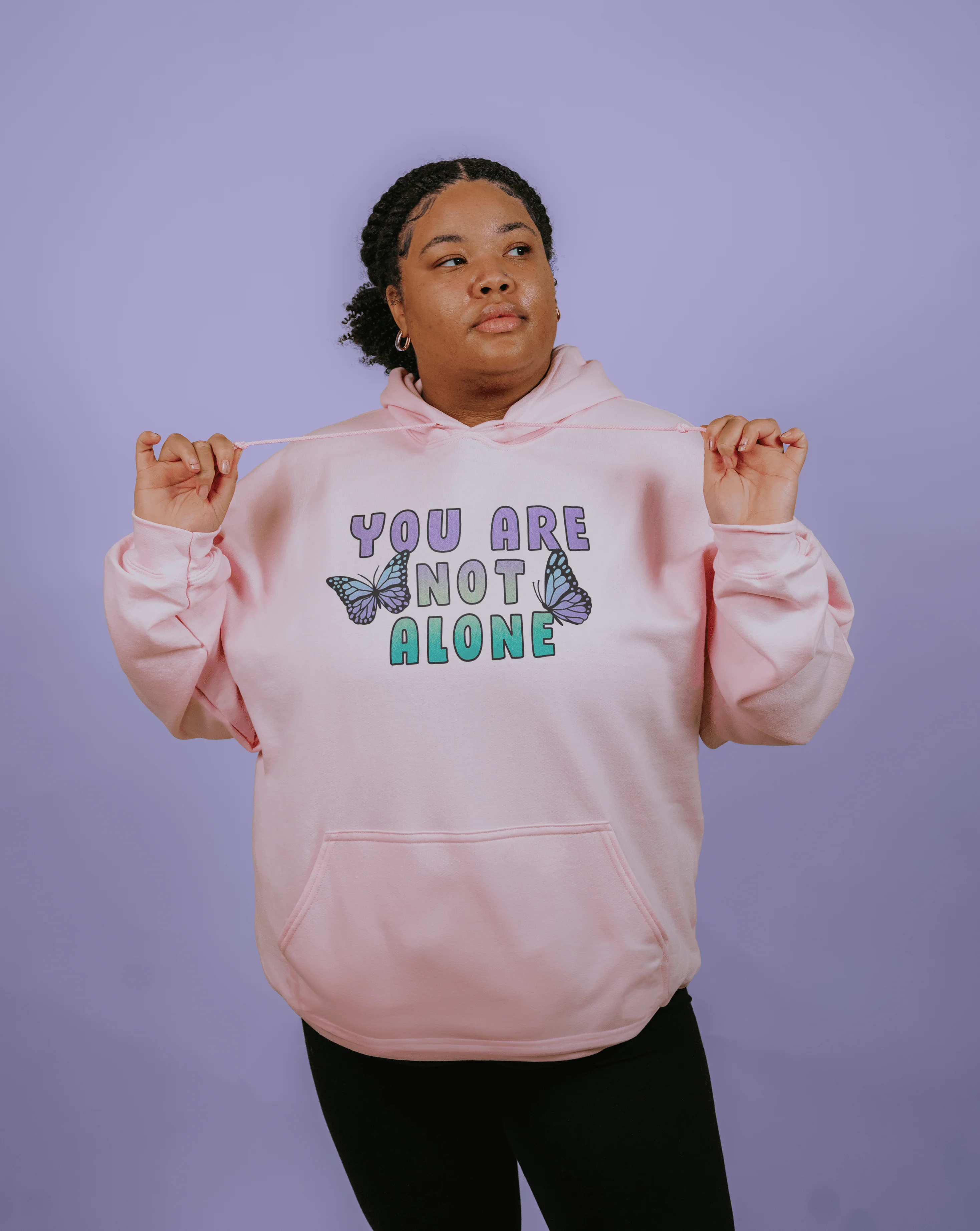 You Are Not Alone - Hoodie - Image 3