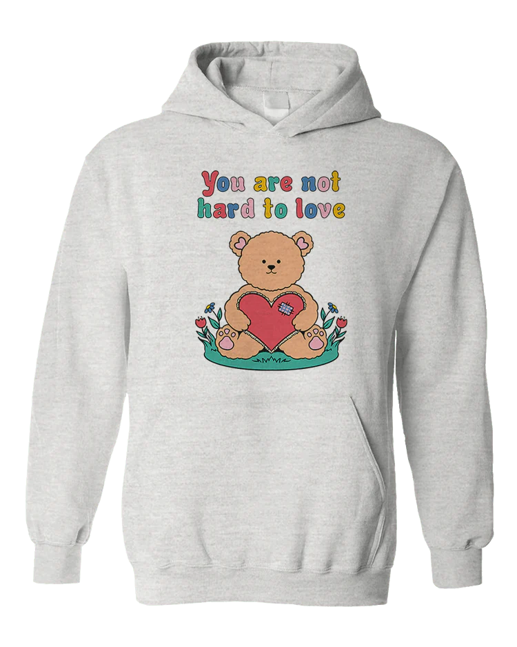 You Are Not Hard To Love - Hoodie - Image 4