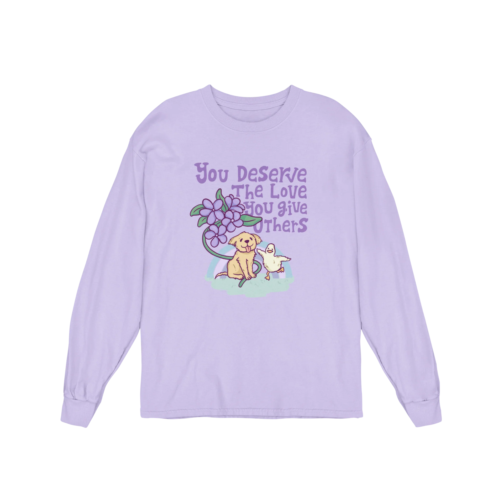 You Deserve The Love You Give Others - Long Sleeve Tee - Image 3