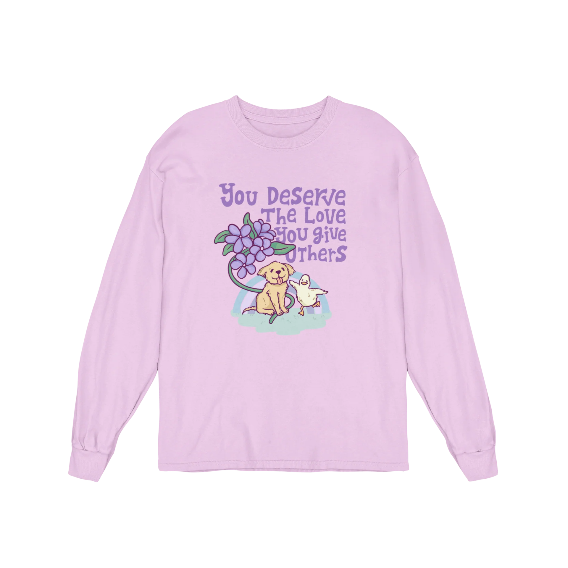 You Deserve The Love You Give Others - Long Sleeve Tee - Image 4